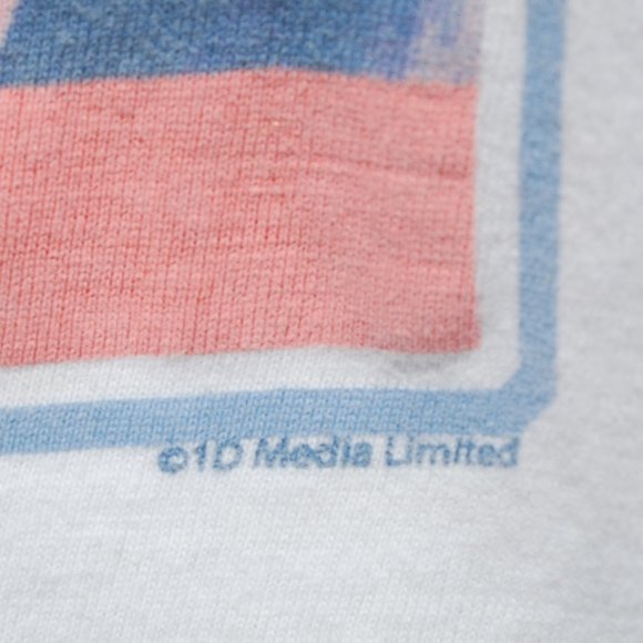 One Direction White Fitted Tank Top Band Tee - S - Picture 4 of 5